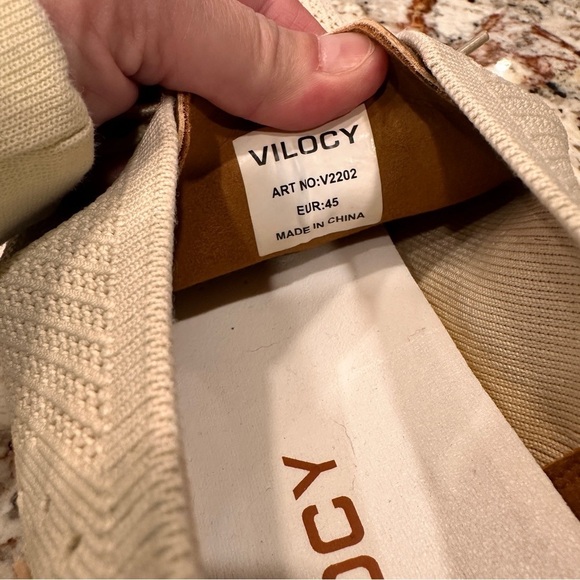 Men's Cream Brown tan business Casual Shoes comfy size 11.5 comfort sole summer - Picture 9 of 11